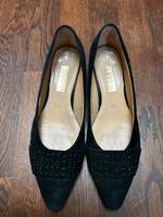 Schwarze Ballerinas mit Glitzerdetail 6 1/2 UK Hessen - Bad Homburg Vorschau