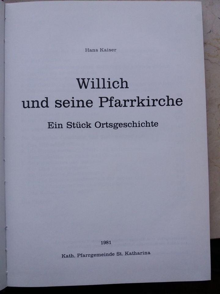 WILLICH - diverse Bücher - Bilder ansehen - Stückpreis (59i-68) in Piesport