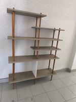 #A DDR Mid Century Blumenständer Raumteiler Bücherregal Holz 60er Sachsen - Burgstädt Vorschau