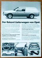 Prospekt Opel Rekord E Lieferwagen E1 no Caravan 1981 Hannover - Kirchrode-Bemerode-Wülferode Vorschau
