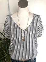Neue Sommerbluse, Yessica/ C&A, Gr. S, 38/40, schwarz/cremeweiß Bayern - Eisingen Vorschau