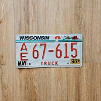 Wisconsin TRUCK USA US Kennzeichen Nummernschild license Bayern - Großmehring Vorschau