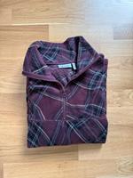 Weekday Fleece Zip Pullover, kariert dunkelrot Innenstadt - Köln Altstadt Vorschau