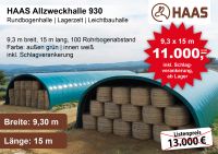 HAAS Allzweckhalle 9,3 mx 15 m – Rundbogenhalle *ANGEBOT* Nordrhein-Westfalen - Nümbrecht Vorschau