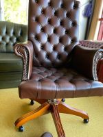 Chefsessel. Chesterfield. Echtes Leder. Nordrhein-Westfalen - Olpe Vorschau