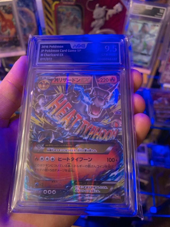 M Charizard EX 011/072 japanisch AOG 9,5 (PSA10?!) 2016 in Gersfeld