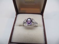 prächtiger 835 Silber Ring 1 Amethyst und weitere Steine ! Niedersachsen - Eystrup Vorschau