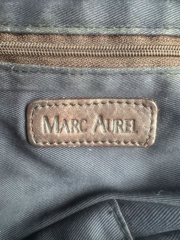 Handtasche Tasche Leder Marc Aurel braun silber in Köln