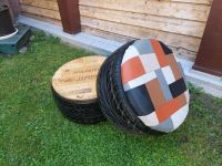 Hocker, Outdoor Sitzmöbel, Reifenhocker Sachsen - Großschönau Vorschau