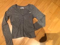 Hollister Shirt Langarmshirt Größe S grau Bayern - Simbach Vorschau