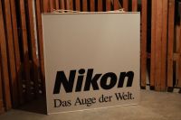 ORIGINAL Nikon Leuchtreklame / Werbetafel (75x75cm) funktioniert Hessen - Eschborn Vorschau