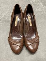 Buffalo London Schuhe Pumps braun Leder Bayern - Schechen Vorschau