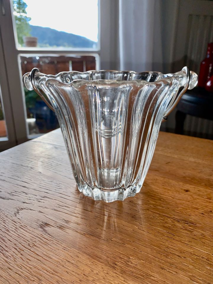 Walther Glas Kristallglas Vintage Eiswürfelbehälter 60er Jahre in Gmund