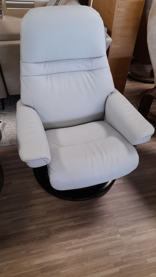 SALE Stressless Sessel mit Hocker Sunrise S Paloma Misty Grey in Kaiserslautern