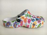 Clogs Blumen floral Garten-Schuhe Bade-Schuhe Hausschuhe Bayern - Bobingen Vorschau
