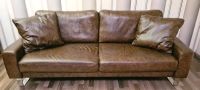 Leder Sofa braun inkl. Kissen Dortmund - Mitte Vorschau