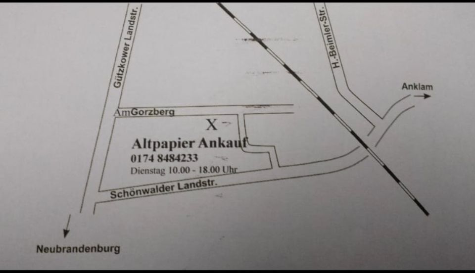 Altpapierankauf 《sofort Bargrld》 Dienstag 10-18 Uhr in Greifswald