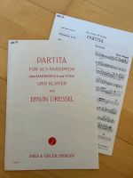 Partita für Altsaxophon und Klavier Erwin Dressel Bayern - Strullendorf Vorschau