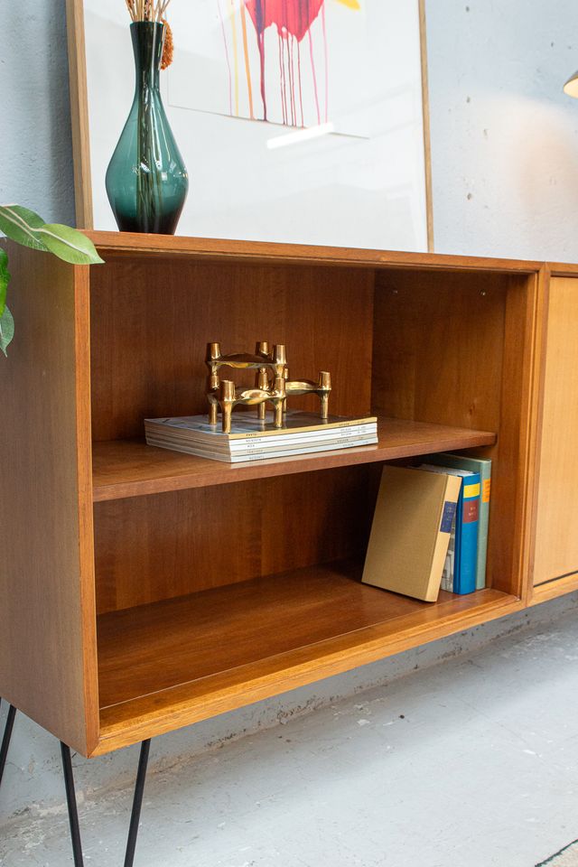 Sideboard Barschrank Kommode Lowboard Vintage Teak Nuss 60er in Köln