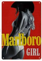 Blechschild - Marlboro Girl Baden-Württemberg - Mannheim Vorschau