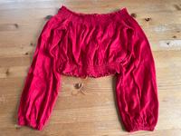 Carmenbluse Bluse langarm, rot Gr. XS von H&M Bayern - Schweitenkirchen Vorschau
