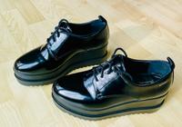 Sexy Halbschuhe, Plateau, Lackleder, schwarz, Mustang, Gr. 36 Dresden - Gompitz Vorschau