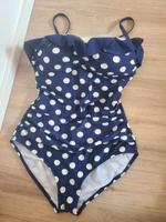 NEU!Boden Badeanzug retro Polka dots Punkte,blau/weiß, Gr. M/38 Kr. Altötting - Winhöring Vorschau
