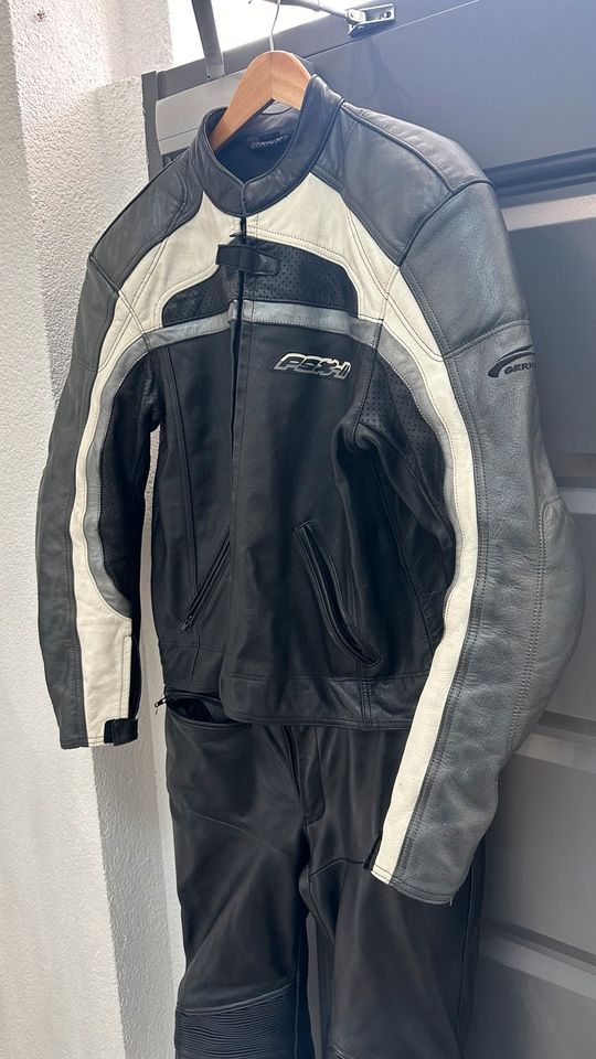 Motorrad Kombi von Gericke Jacke XXL Hose 54 Leder Motorradjacke in Werdohl