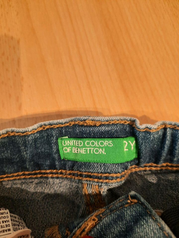 Benetton Jeans kurz neu Gr. 86-92 in Wächtersbach