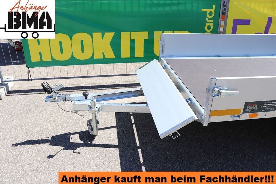 EDUARD Anhänger Hochlader 250x145x30 750kg ALUBORDWÄNDE NEU in Baden- Württemberg - Rainau, Gebrauchte Auto-Anhänger kaufen