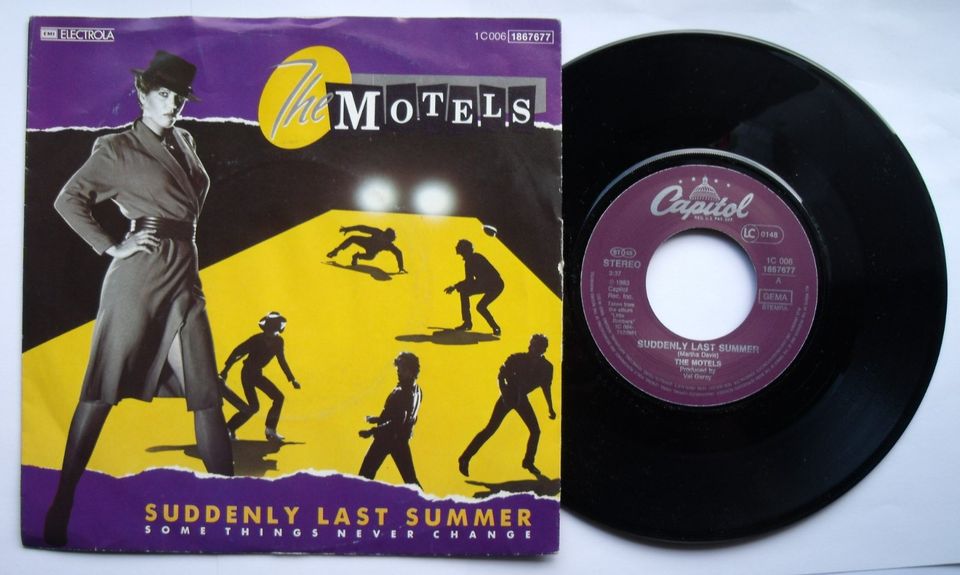 THE MOTELS SUDDENLY LAST SUMMER Vinyl Single in Wesel