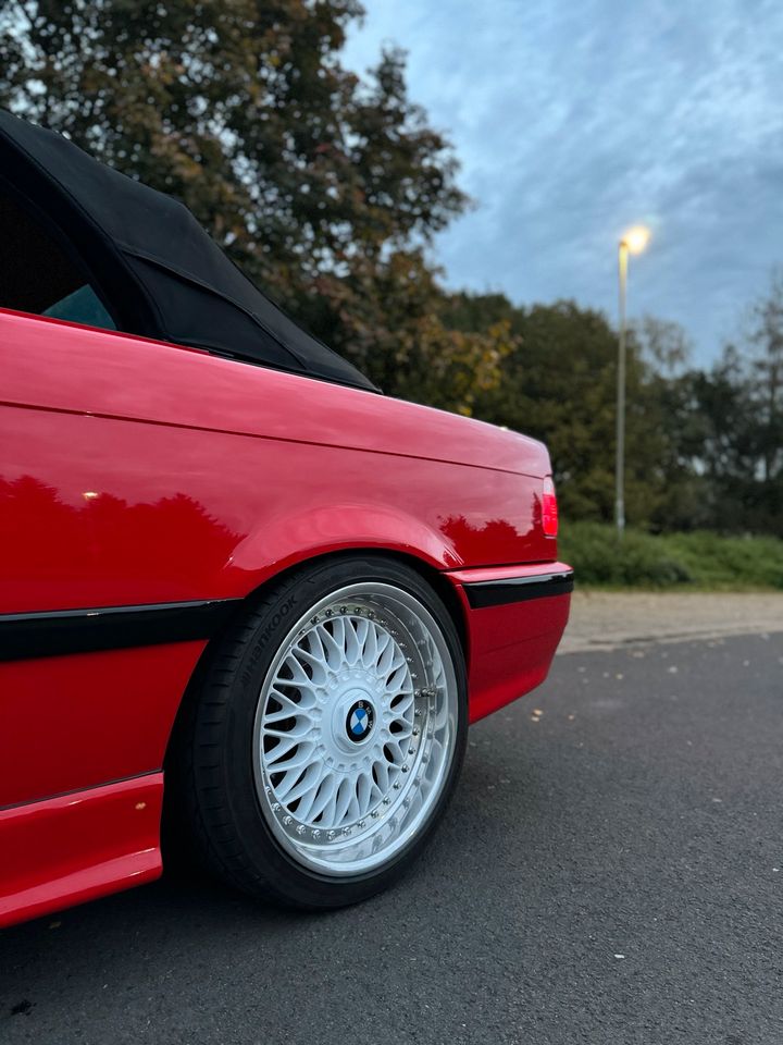 Bmw E36 323i Cabrio Individual Mugellorot 318 Bbs Rc M3 Vader in Hungen