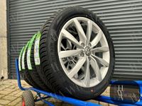 NEUWERTIGE ALUFELGEN ➡️ 4x 17 ZOLL ALLWETTERRÄDER ORIGINAL VW Golf 7 VII 6 VI DIJON 5G0601025K 5x112➡️Plus Felgen Sportsvan Skoda Octavia 5E Seat Leon 5F 205/50 Reifen Allwetter Ganzjahresreifen M+S Nordrhein-Westfalen - Bünde Vorschau