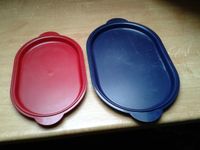 Tupperware ovale Deckel in rot und dunkelblau Bayern - Veitsbronn Vorschau