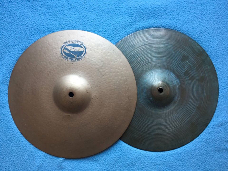 Meinl custom shop/ Zildjian New Beat Hihat Becken, 13", Soundfile in Witten