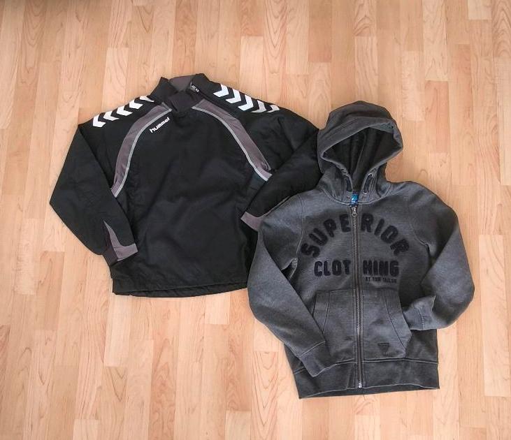 Jungen Hummel Shirt Trainingsjacke Tom Tailor Sweatjacke 140 in Riesa