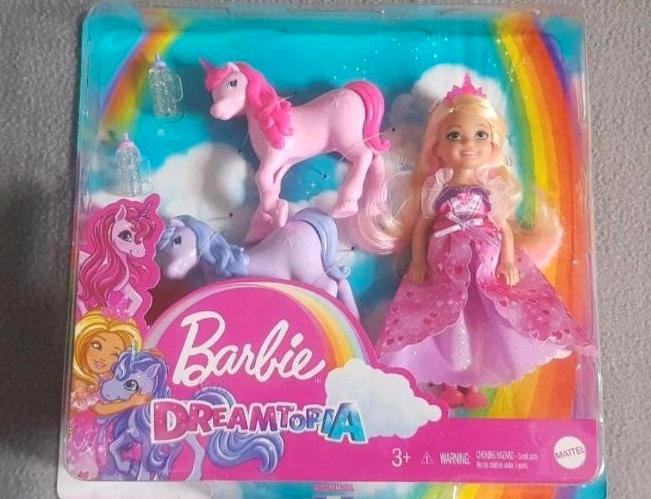Mattel Barbie Chelsea Dreamtopia mit Baby Einhörner Set Top in Greifenstein