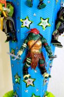 Schultüte Zuckertüte NINJA TURTLES in blau grün für Jungs Baden-Württemberg - Heilbronn Vorschau