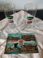 2 Gläser 0,2 l Wicküler Bier + AK Wuppertal mit Werbung Pils Baden-Württemberg - Staufen im Breisgau Vorschau