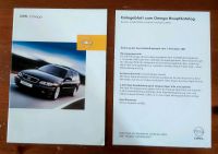 Prospekt Opel Omega B 2002 Limousine + Caravan Hannover - Kirchrode-Bemerode-Wülferode Vorschau