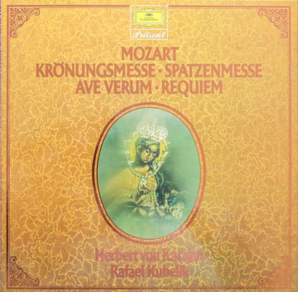 Mozart-Krönungsmesse/Spatzenmesse Ave Verum/Requiem/Karajan 2 LP in Saarbrücken