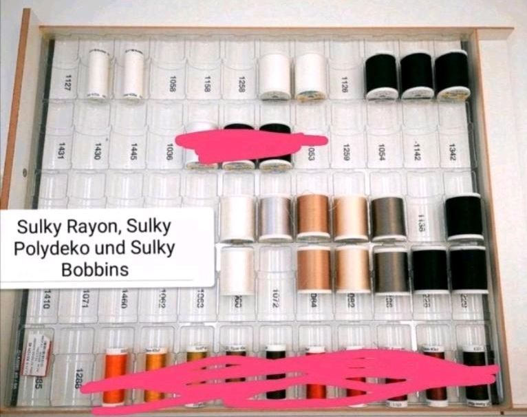 Sulky Stickgarn Rayon 40 WT Sulky Bobbin NEU in Bornheim