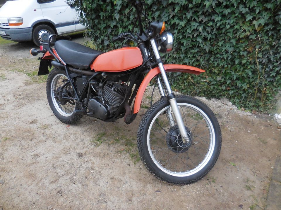 Yamaha DT 250 Enduro Bj 77 Oldtimer 43700 km Scheunenfund 1R7 in Bremerhaven