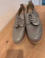 Caprice Schnürschuh Gr. 39, grau/silber Baden-Württemberg - Leonberg Vorschau