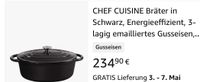 Chef Cuisine Bräter Gusseisen, NEU!! Neupreis 234,90 Euro Duisburg - Homberg/Ruhrort/Baerl Vorschau
