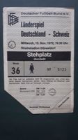 Originalticket BR Deutschland - Schweiz 25.11.1972 Ddorf Nordrhein-Westfalen - Neuss Vorschau