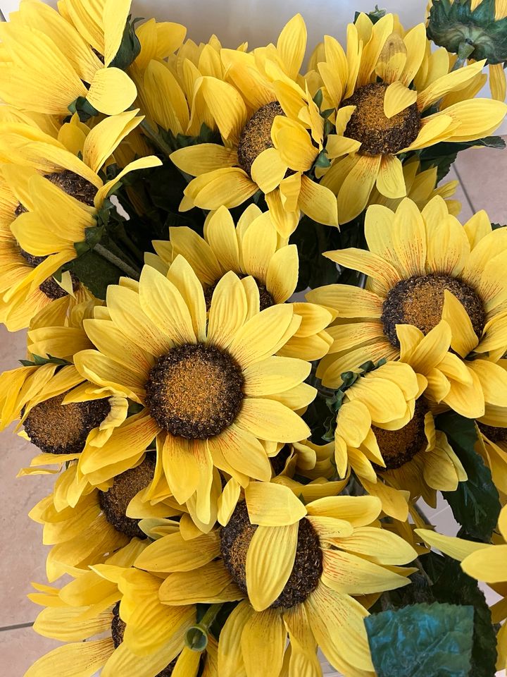 Sonnenblume, Seidenblume, Dekoration, Blumen in Norderstedt