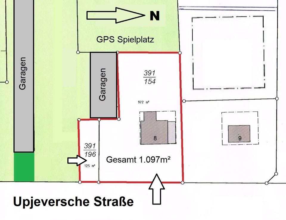 ❗️ EFH freistehend sonniges Grundstück ca. 1.100m² Upjever ❗ Nordsee ❗ in Schortens