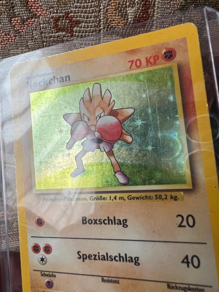 Nockchan Holo Pokémon Karte 7/102 Basis Stern Kampf Pokemon in Pforzheim