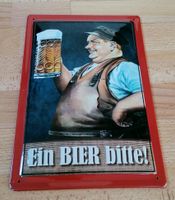 Bier Biergarten Blechschild Bar Kneipe Küchen PinUp Schild #1010 Bielefeld - Bielefeld (Innenstadt) Vorschau